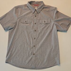 Gerry Weber Men's Casual Blue Button-Down Shirt